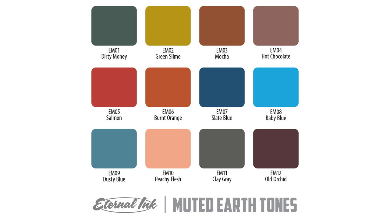 Eternal Ink Set Muted Earth Tones