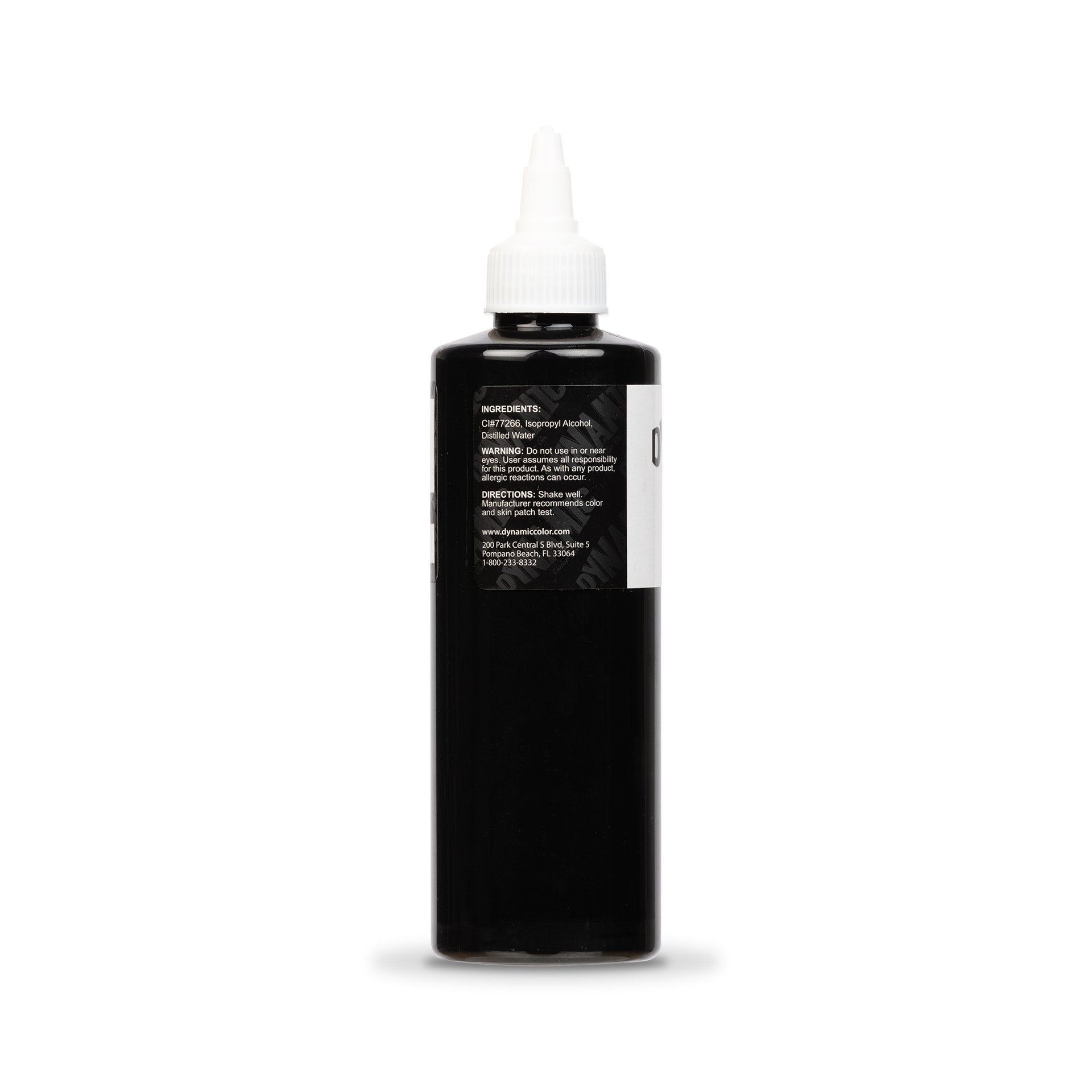 Dynamic Black Tattoo Ink - Premium Tattoo Ink Great for lining, Shading, Tribal, and Blending - Made in USA - 8 Ounce Bottle