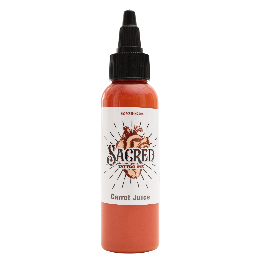 Sacred Tattoo Ink Carrot Juice 1oz