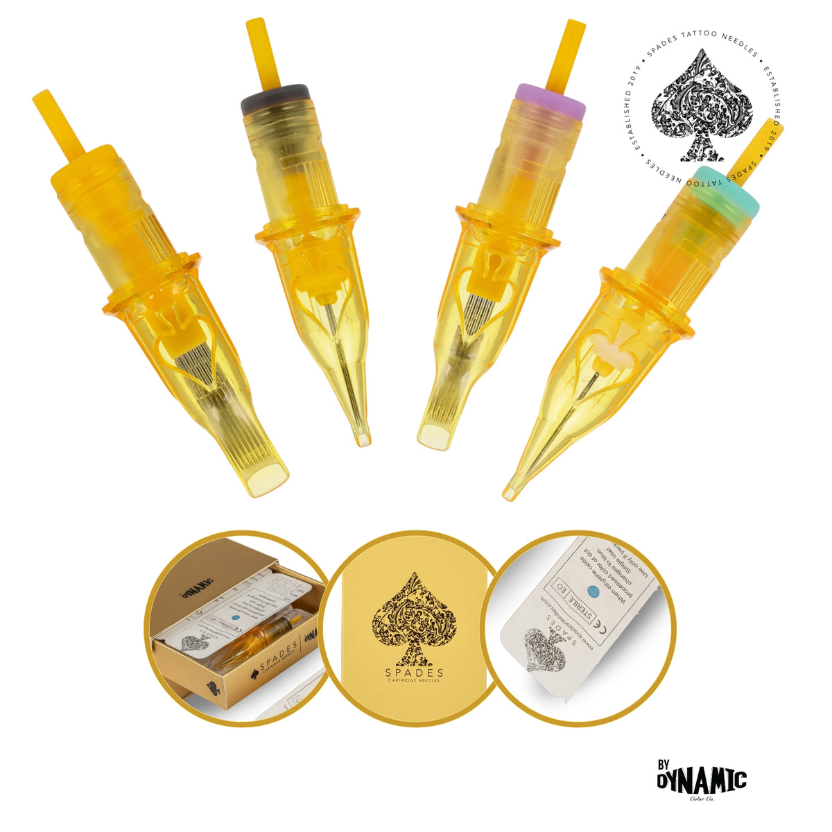 Spades X Dynamic 12/0.35mm Tattoo Cartridge Needles