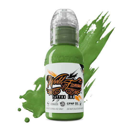 World Famous Iceland Green Ink Tattoo Ink 1 oz