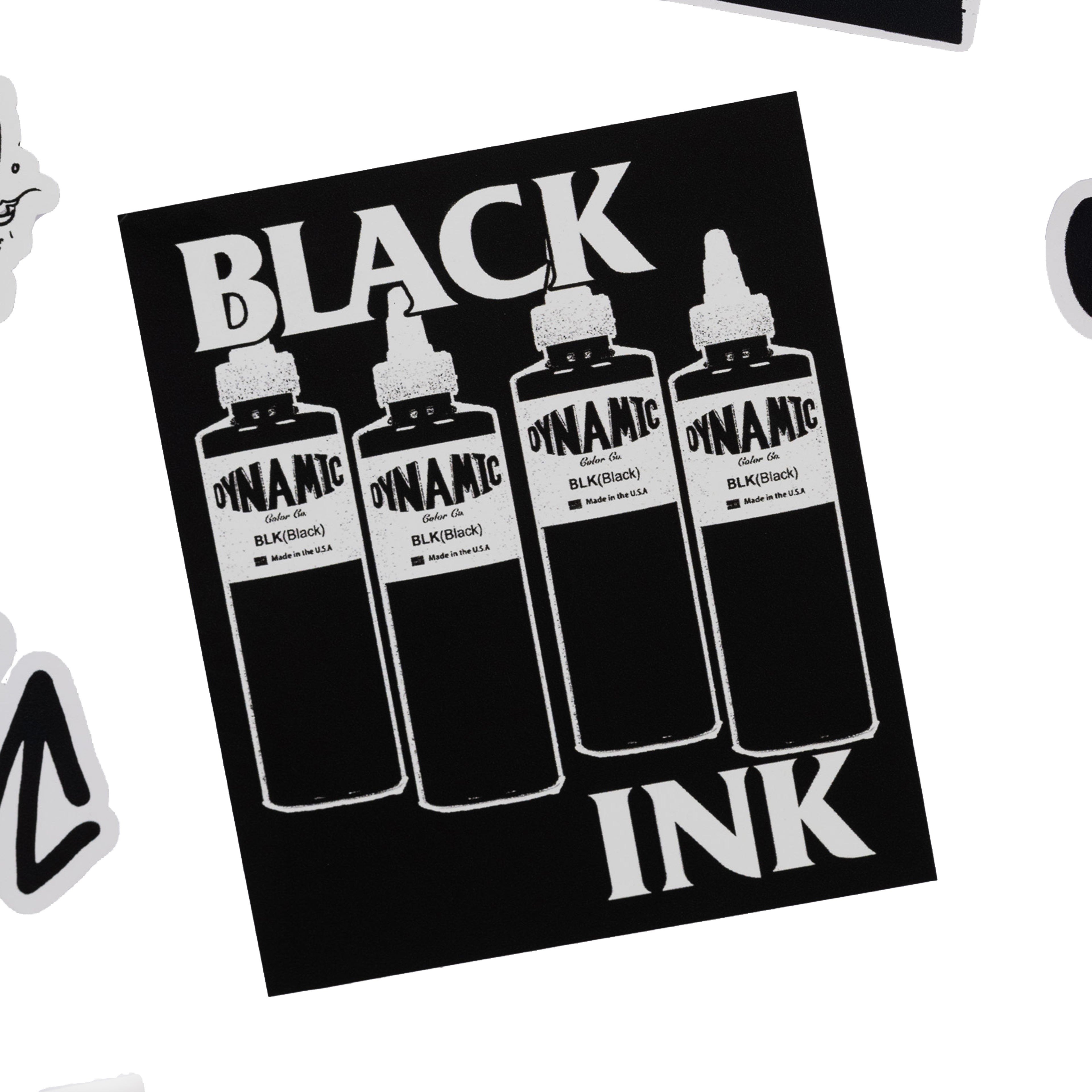 Dynamic Sticker Black Ink