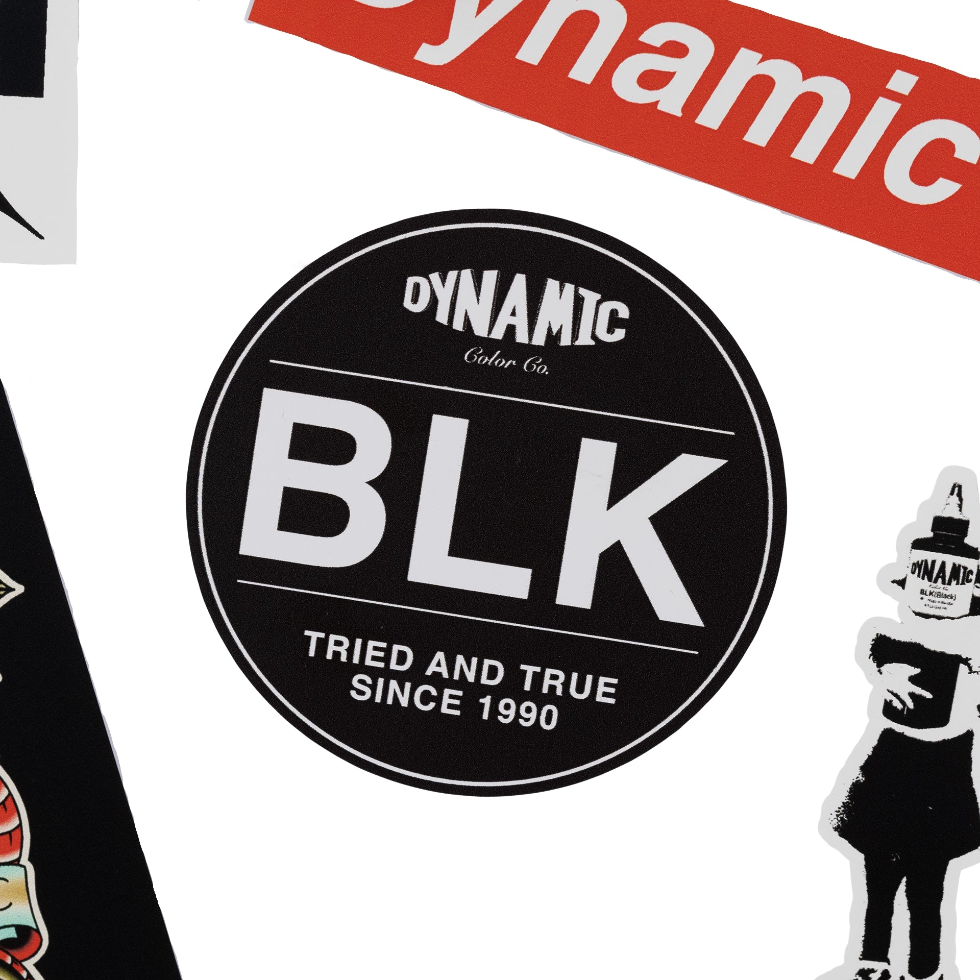 Dynamic Sticker BLK