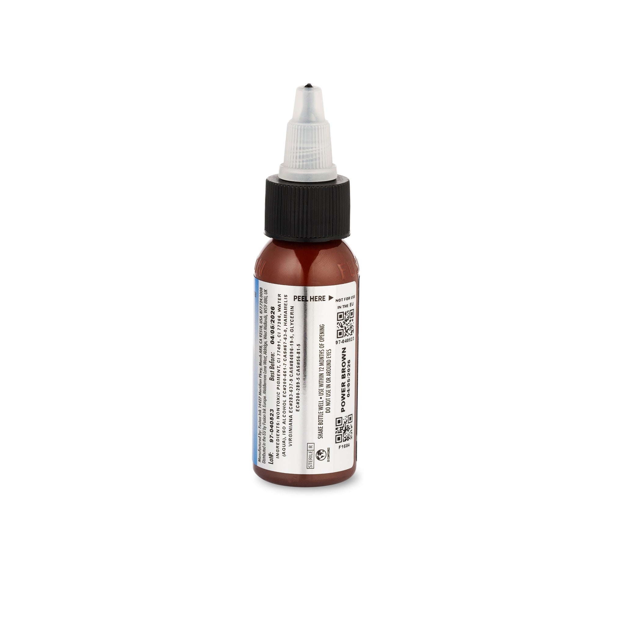 Fusion Power Brown Tattoo Ink 1 oz.