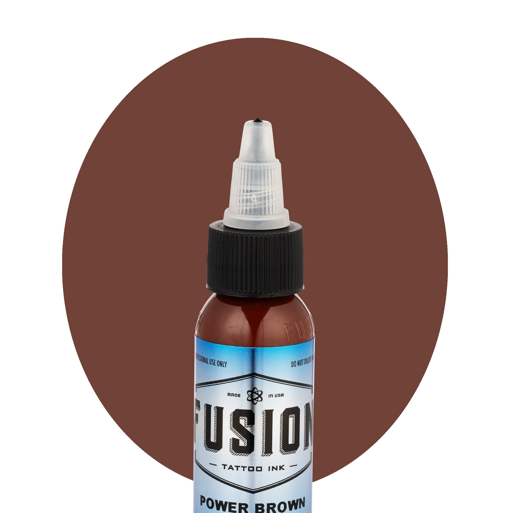 Fusion Power Brown Tattoo Ink 2 oz.