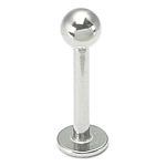 Stainless Steel Lip Micro Labret Stud Externally