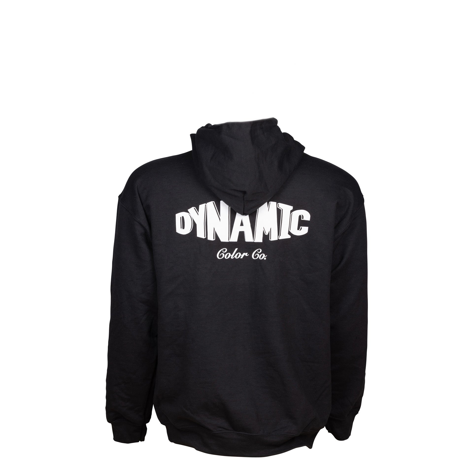 Dynamic Hoodie Logo Zip - Black